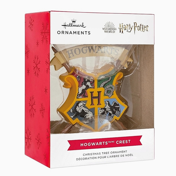 Harry Potter Hogwarts Crest Hallmark Christmas Tree Ornament - Picture 10 of 14